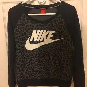 Nike Leopard Print Sweatshirt